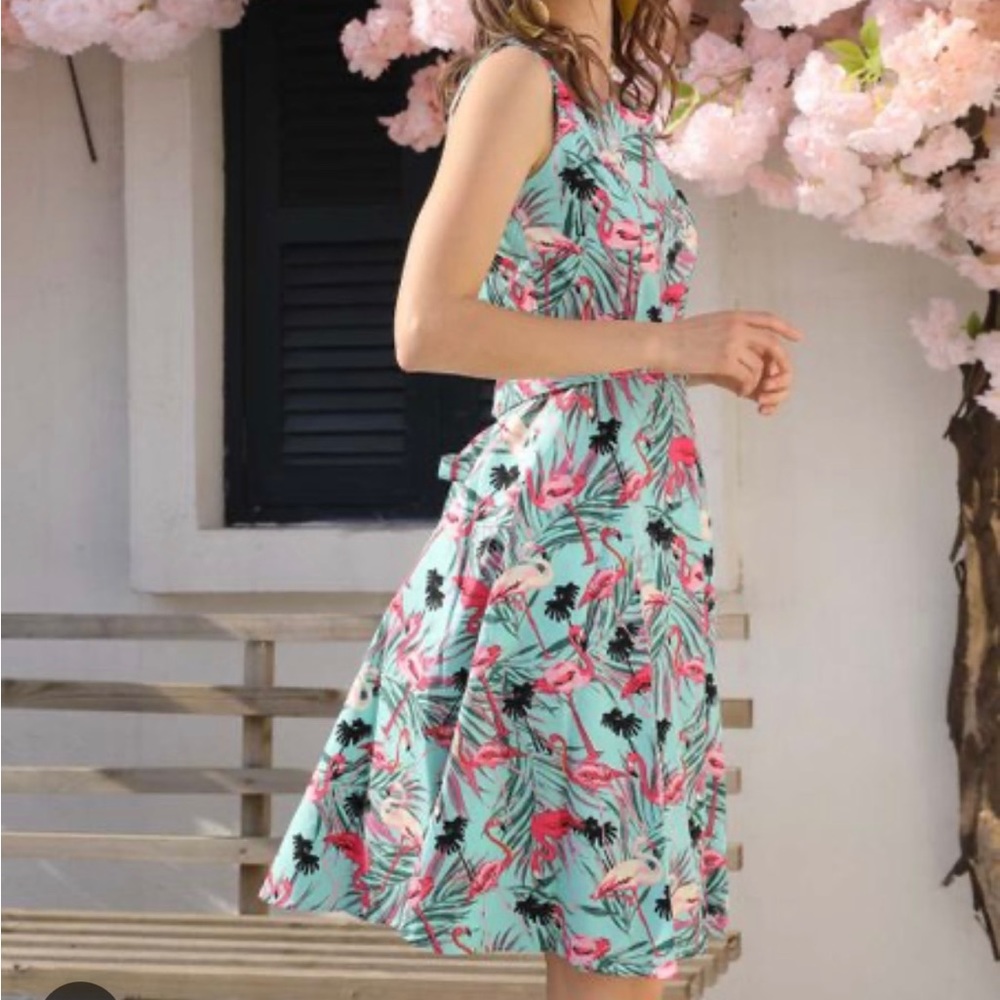 Flamingo dress